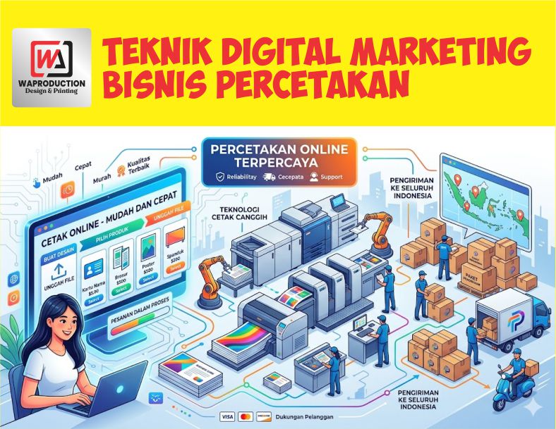 Teknik Digital Marketing Bisnis Percetakan